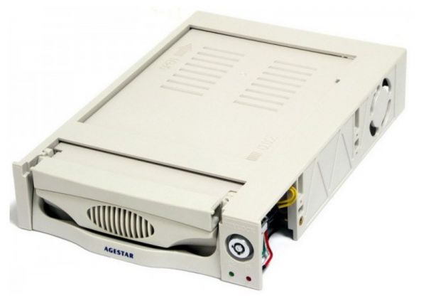 Корпуса и док-станции для жестких дисков Agestar Mobile rack (салазки) для HDD AGESTAR MR3-SATA (k)-3F, бежевый