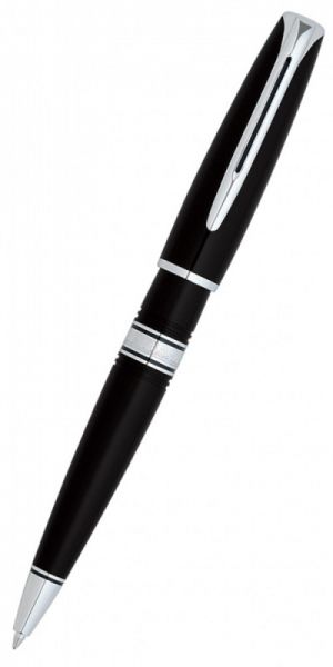 Шариковая ручка WATERMAN Charleston 13014 K (S0701060) Black CT (M) чернила: синий хром